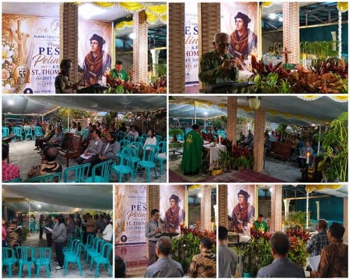 Sampul: KBK St Thomas More Paroki Trinitas Mahakudus Paslaten Rayakan Pesta Pelindung dan HUT ke 55 Tahun