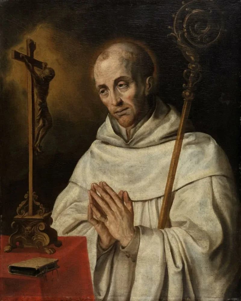 Foto Santo Bernardus dari Clairvaux