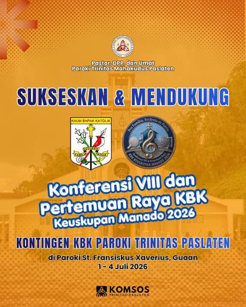 Sampul: KBK Paroki Trinitas Mahakudus Paslaten Siap Sukseskan dan Tampil Maksimal di Pertemuan Raya KBK Keuskupan Manado