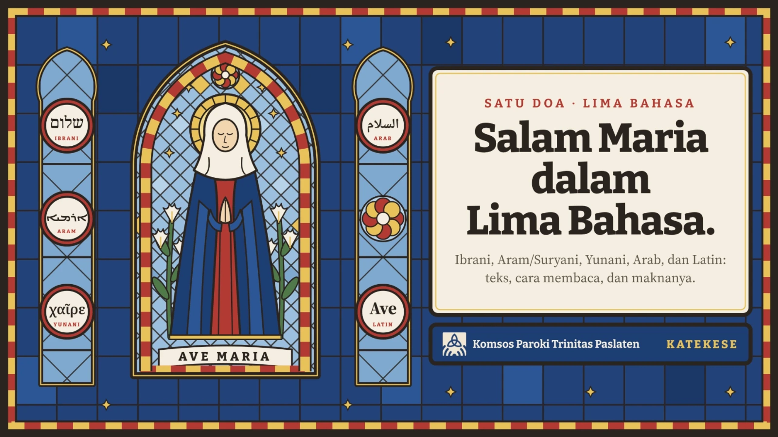 Sampul: Salam Maria dalam Lima Bahasa: Satu Doa, Banyak Tradisi